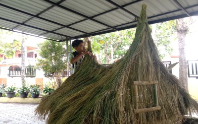 TIM INSTALASI JERAMI MAN KOTA SOLOK IKUT MEMERIAHKAN EVENT RANG SOLOK BARALEK GADANG  2025