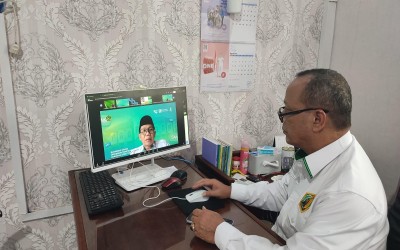 Dukung Prestasi Siswa, Kepala MAN Kota Solok Ikuti Rapat Koordinasi OMI 2026 secara Virtual